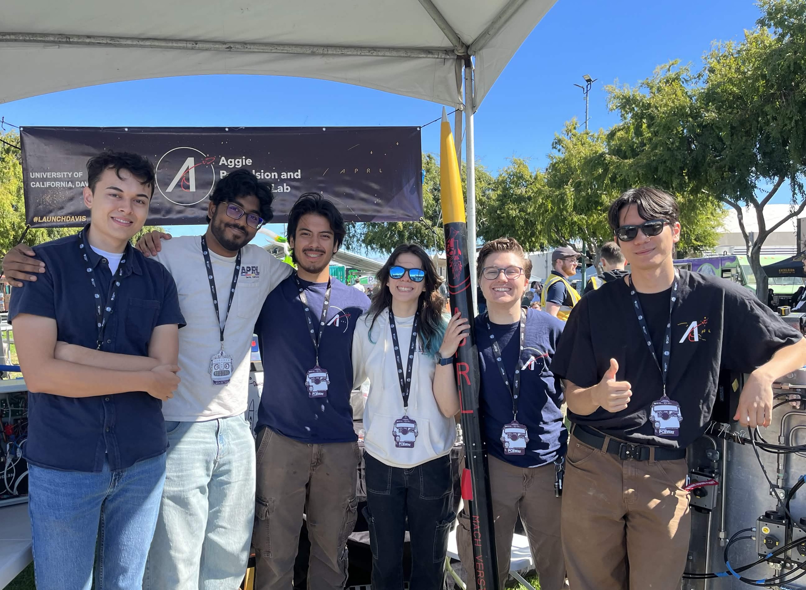 APRL team at an event